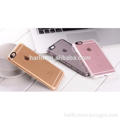 Crystal Clear Air Cushion Flexible TPU Transparent Protective Case For iPhone 7 iPhone 7 Plus Anti Shock Anti Bump